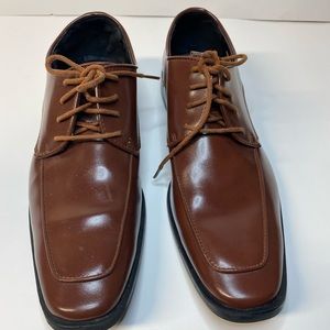 *Worn Once*Fabian Couture Men Dress Shoes Brown Size 10m- Style S115-M099